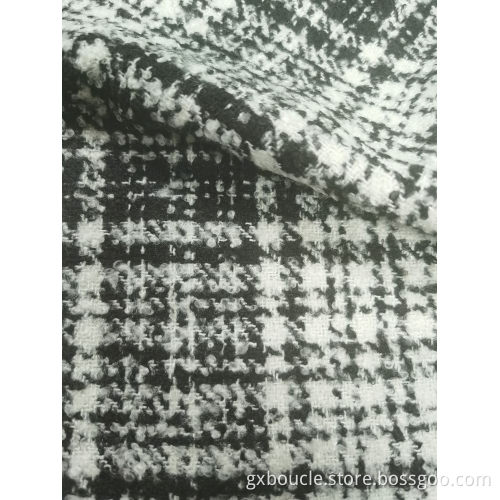 Boucle Mode Tartan Design Stoff